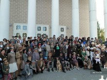 Ежегодный ретро - велопробег Tweed Run в Санкт-Петербурге