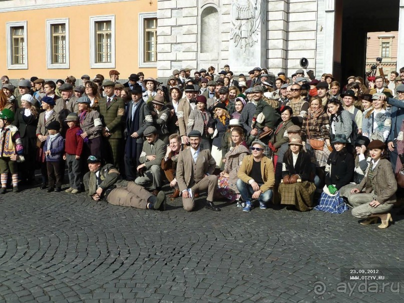 Ежегодный ретро - велопробег Tweed Run в Санкт-Петербурге