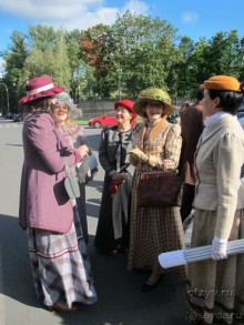 Ежегодный ретро - велопробег Tweed Run в Санкт-Петербурге