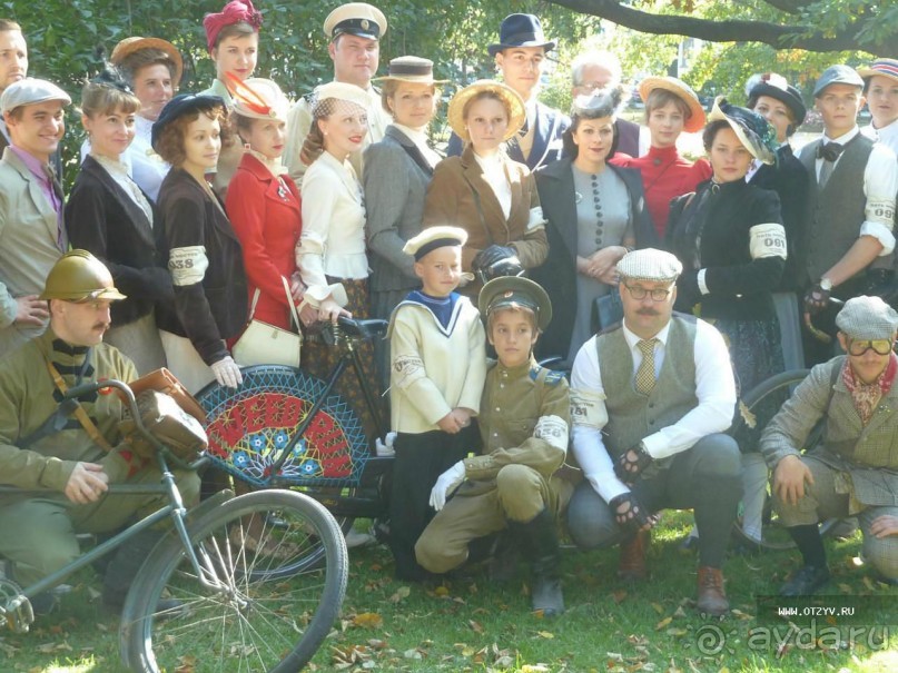 Ежегодный ретро - велопробег Tweed Run в Санкт-Петербурге