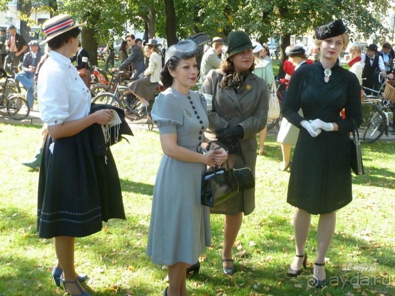 Ежегодный ретро - велопробег Tweed Run в Санкт-Петербурге