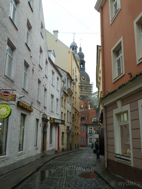 Рига. Первая поездка перед Рождеством. Без снега.