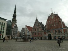 Рига. Первая поездка перед Рождеством. Без снега.