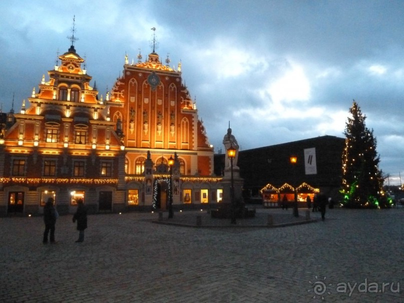 Рига. Первая поездка перед Рождеством. Без снега.