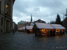Рига. Первая поездка перед Рождеством. Без снега.