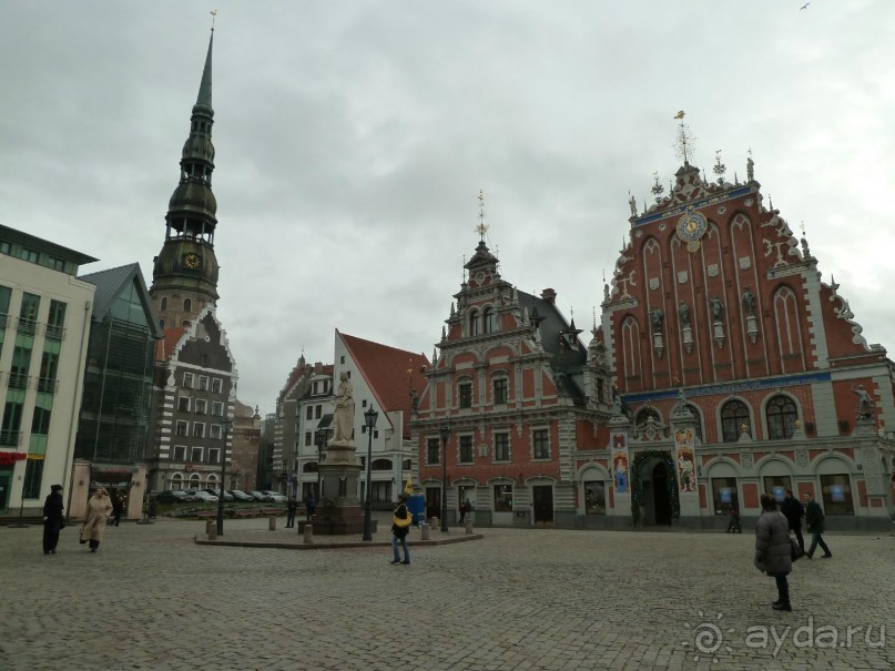Рига. Первая поездка перед Рождеством. Без снега.