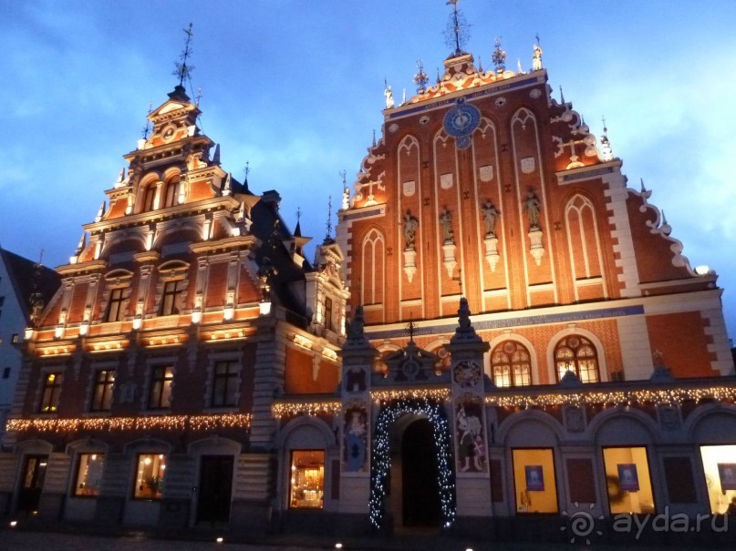 Рига. Первая поездка перед Рождеством. Без снега.