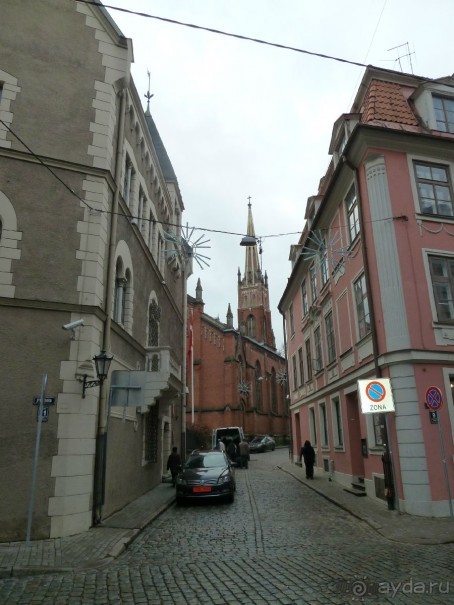 Рига. Первая поездка перед Рождеством. Без снега.