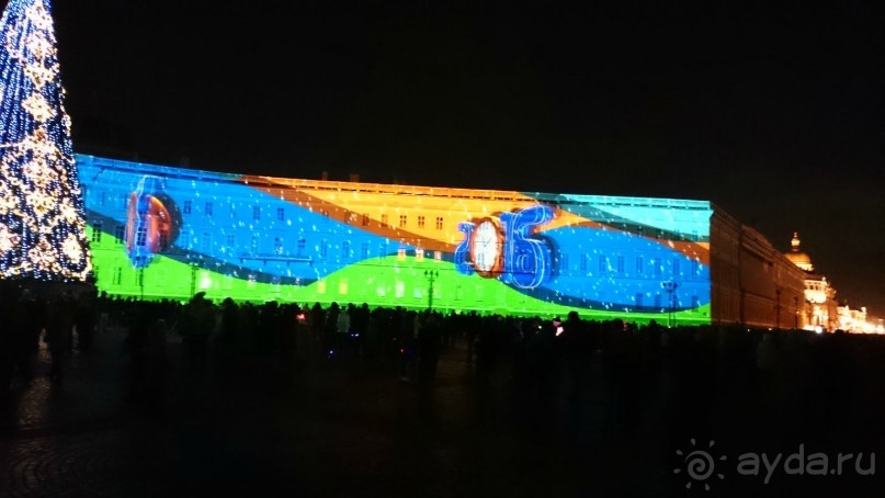 Как встречали Новый 2016 год в Санкт-Петербурге