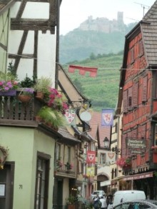 Эльзасские окрестности. Самая красивая деревня Европы - Рибовиль.