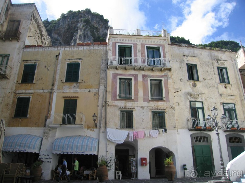 Отдых на Амальфитанском побережье около Сорренто