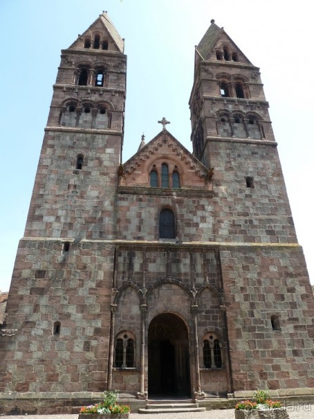 Эльзаские окрестности.Один город и один замок. Селеста и Верхний Кенигсбург.