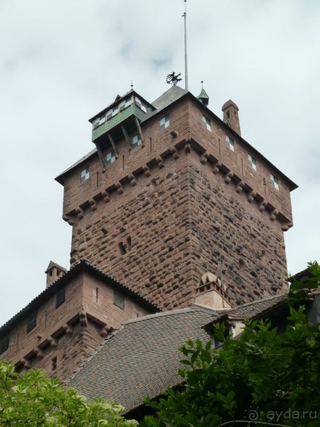 Эльзаские окрестности.Один город и один замок. Селеста и Верхний Кенигсбург.