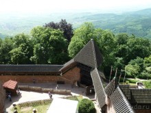 Эльзаские окрестности.Один город и один замок. Селеста и Верхний Кенигсбург.