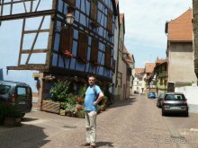 Эльзаские окрестности.Один город и один замок. Селеста и Верхний Кенигсбург.