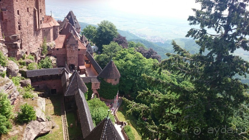 Эльзаские окрестности.Один город и один замок. Селеста и Верхний Кенигсбург. Эльзаские окрестности.Один город и один замок. Селеста и Верхний Кенигсбург.