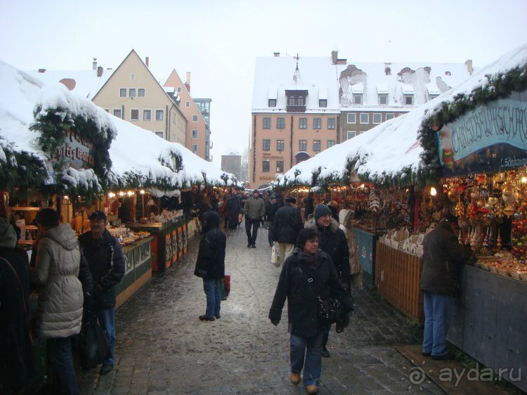 Рождество в Германии. Нюрнберг - Главная рождественская ярмарка Европы.