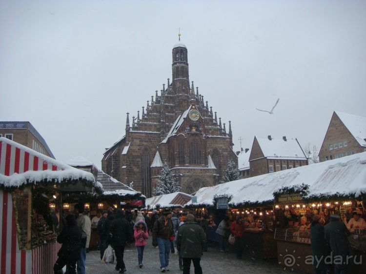 Рождество в Германии. Нюрнберг - Главная рождественская ярмарка Европы.
