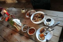 Новый год в Сарнате, Курземе, Латвия.