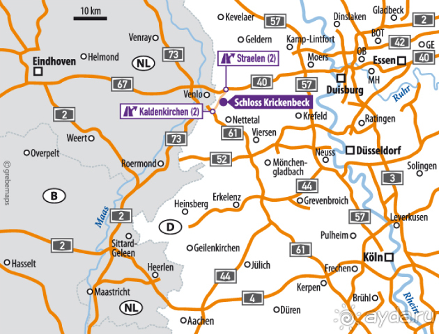 Замок (гостиница) Крикенбек и озёра