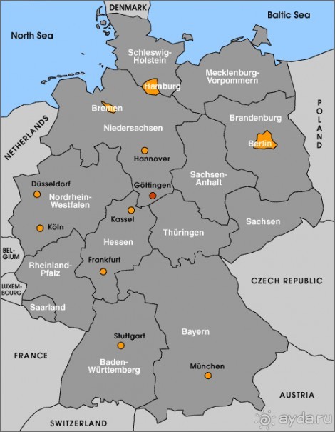 Большой город Гёттинген