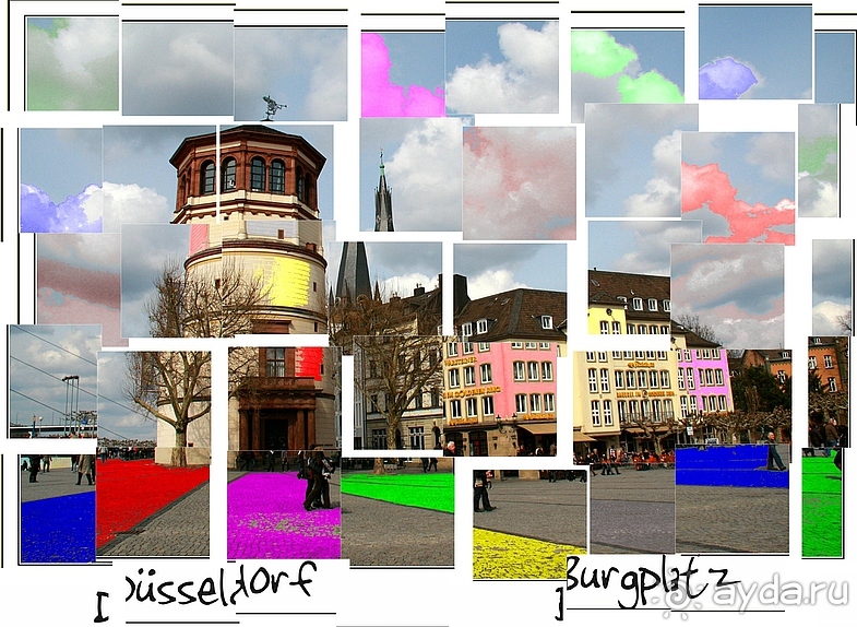 Дюссельдорфские витражи. Церковь святого Ламбертуса