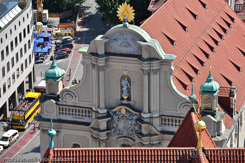 Фотовзгляд на Мюнхен с высоты Старого Петра