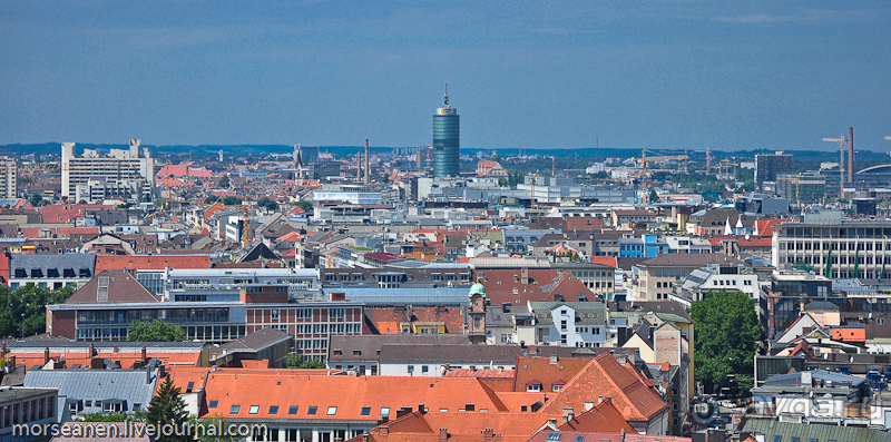 Фотовзгляд на Мюнхен с высоты Старого Петра