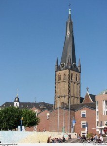 Дюссельдорфские витражи. Набережная Рейна