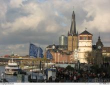 Дюссельдорфские витражи. Набережная Рейна