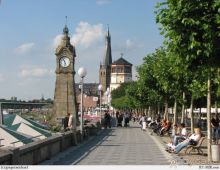 Дюссельдорфские витражи. Набережная Рейна