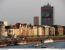 Дюссельдорфские витражи. Набережная Рейна