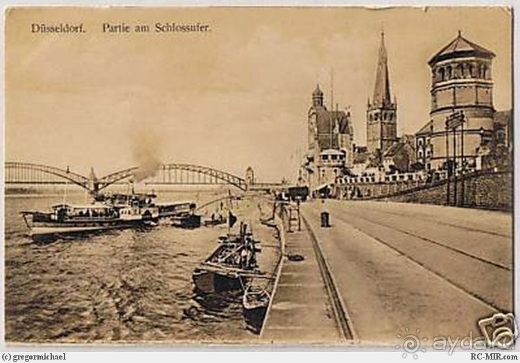 Дюссельдорфские витражи. Набережная Рейна