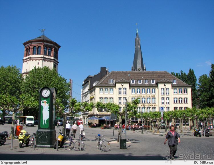 Дюссельдорфские витражи. Набережная Рейна