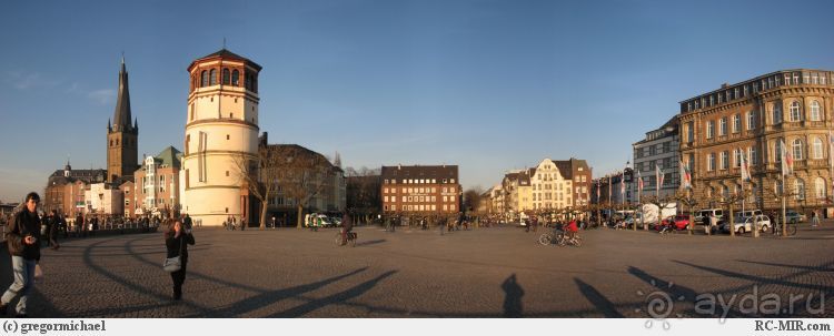 Дюссельдорфские витражи. Набережная Рейна