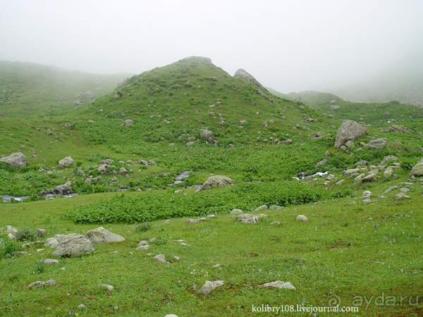 Авадхара, озеро Мзы (Абхазия) - окончание.