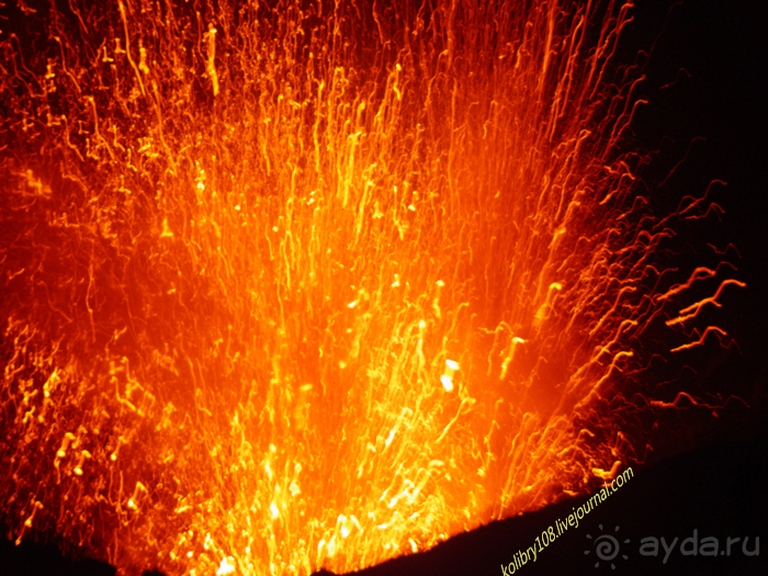 Вулкан Ясур (остров Танна). Вануату.