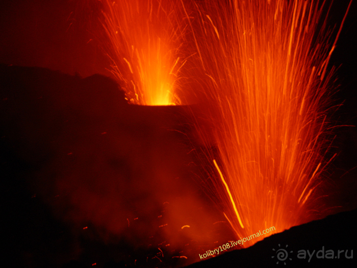 Вулкан Ясур (остров Танна). Вануату.