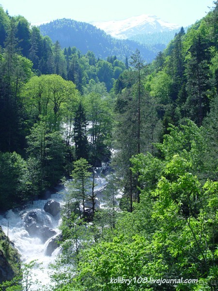 Абхазия - любовь моя. Гегский водопад.
