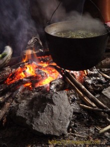 Малая Рица осенью.