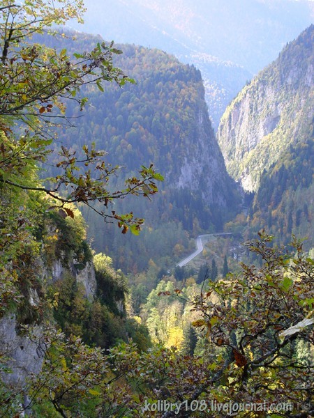 Малая Рица осенью.