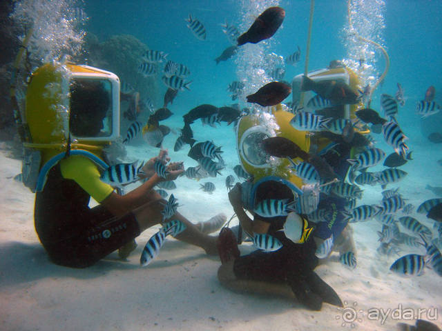 "Аквасафари" на острове Бора-Бора.