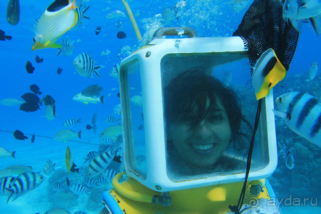 "Аквасафари" на острове Бора-Бора.