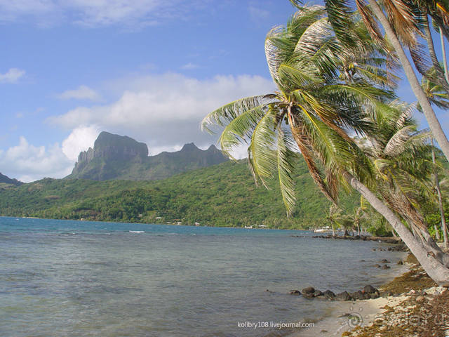 На велосипеде вокруг Бора-Бора