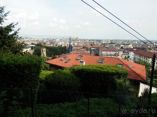 Бергамо - из верхнего города в нижний