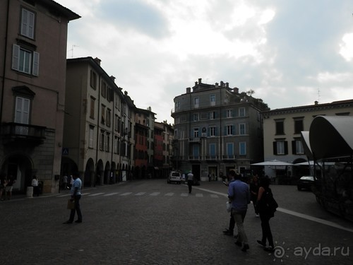 Бергамо - из верхнего города в нижний