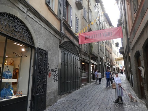 Бергамо - из верхнего города в нижний