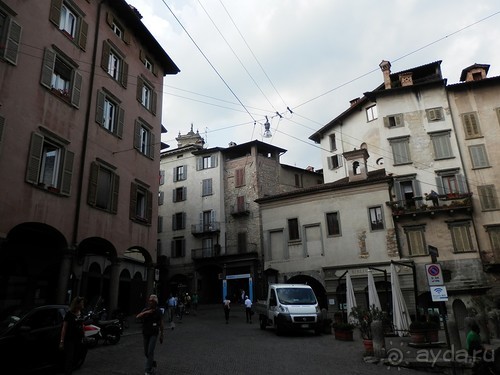 Бергамо - из верхнего города в нижний