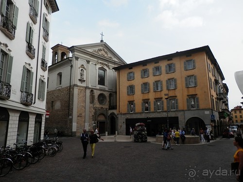 Бергамо - из верхнего города в нижний