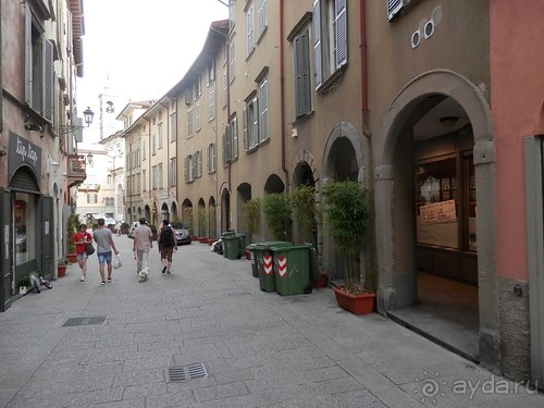 Бергамо - из верхнего города в нижний